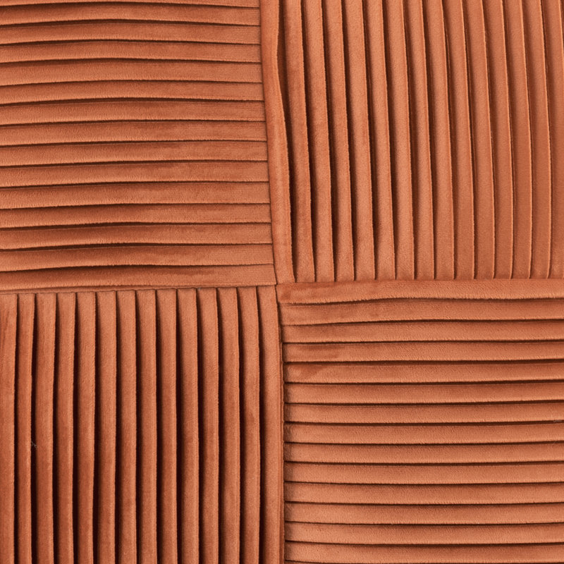 Feathers Square Throw, Orange