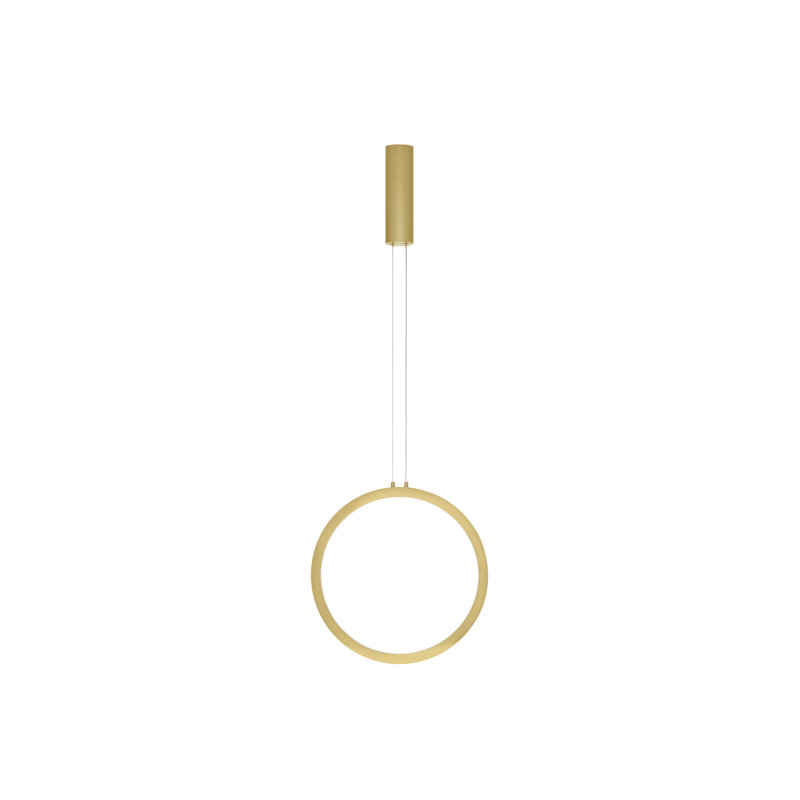 1 - Light Gold LED Unique/Statement Pendant