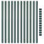 Fence Posts 12 Pcs Powder-Coated Steel-1753987495-1753982552