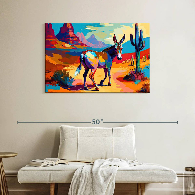 Brampt Southwestern Donkey, 26" H x 39" W