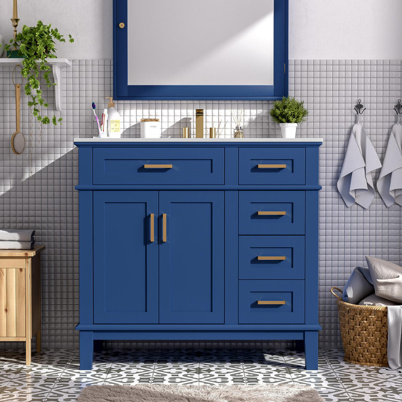 Meuble-lavabo sur pied 36 po avec lavabo