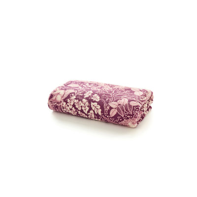Deyongs 1846 Winter Forest Check Fleece Throw