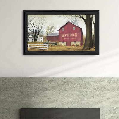 «Antique Barn» par Billy Jacobs, reproduction d'art mural, affiche prête à accrocher
