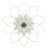 Yousaf Metal Floral Wall Decor with Layered Petals and Openwork Frame-933632516-933632518