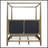 Canopy Bed Queen Brown See below