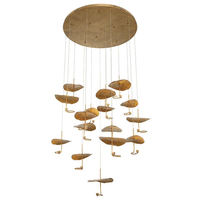 Lustre en bronze 16 lumières Lagatto