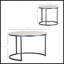 Ensemble de 2 tables gigognes rondes