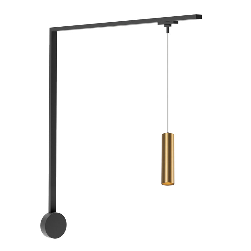 Ensemble de luminaires muraux à intensité variable 1 lumière DEL 4000K Remuda, Or brossé