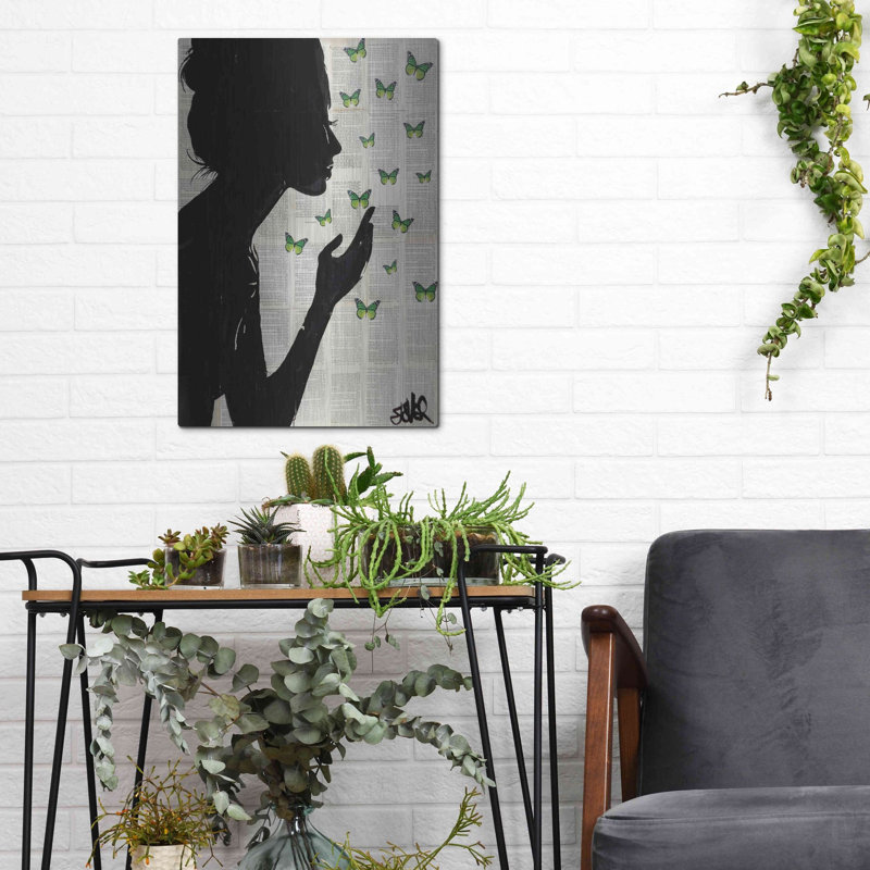 «Simplicity Green» par Loui Jover, H 16 po x l 12 po