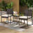Amanjit 3 Piece Rattan Seating Group with Cushions