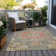 Machine Washable Indoor/Outdoor Claudian ACN1236 Brown Rug