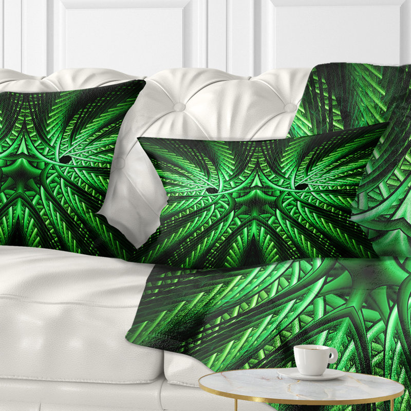 Coussin lombaire Abstract, vert