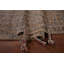 Tapis oriental brun à rayures marocaines 6 x 11