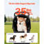 Poussette pour chien pliable pour animaux 3 roues avec frein jusqu'à 35 lb