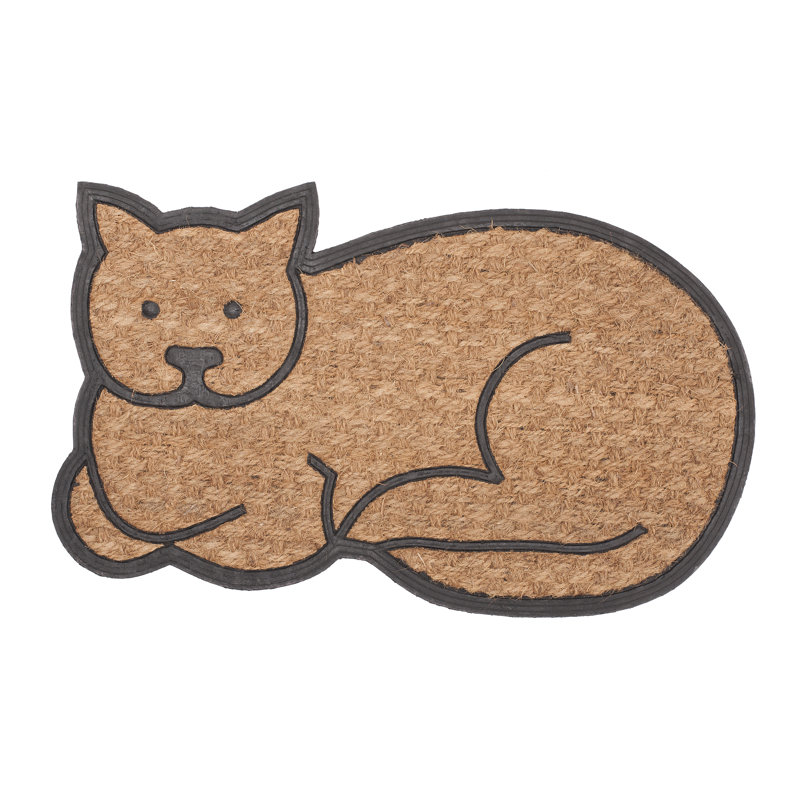 Tapis pour porte d'extérieur 29 po x 17 po Apostol Cat