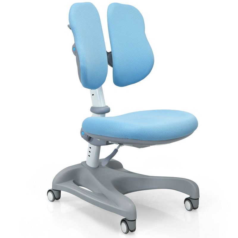 Chaise de bureau pour enfants Fulcher, Bleu