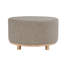 Repose-pieds Doretha avec base en bois