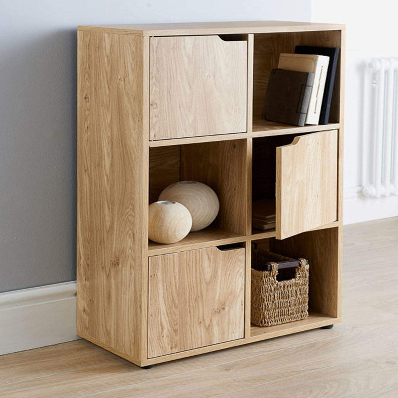 Sharee 90 cm H x 60 cm W Cube Bookcase
