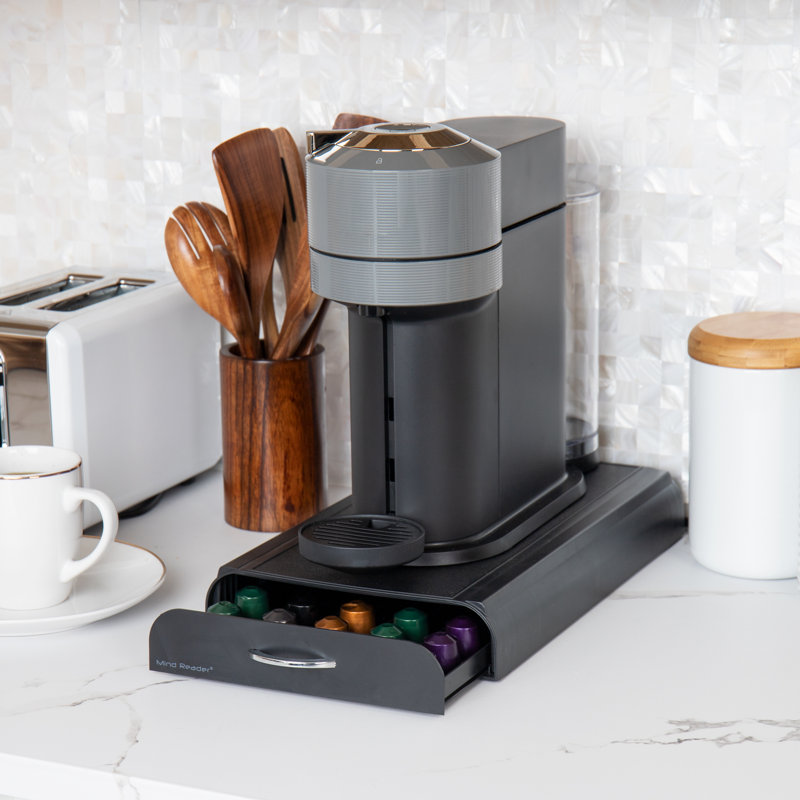 Tiroir à capsules compatible Mindespresso, organisateur de comptoir, porte-dosette, rangement Mind L 9,25 po x l 15 po x H 2 po