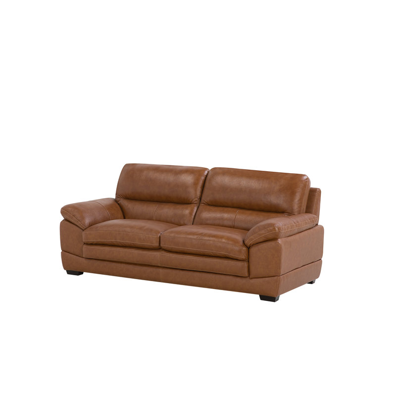 Heintz Faux Leather Sofa