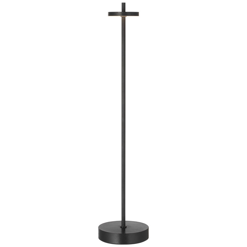 Kelly Wearstler Sene Rechargeable Table Lamp, Black, 1.6 W, 23" H x 5" W x 5" D