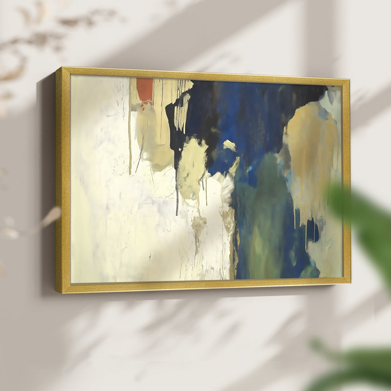 Abstrait, série XIX, reproduction encadrée, H 8 po x l 10 po