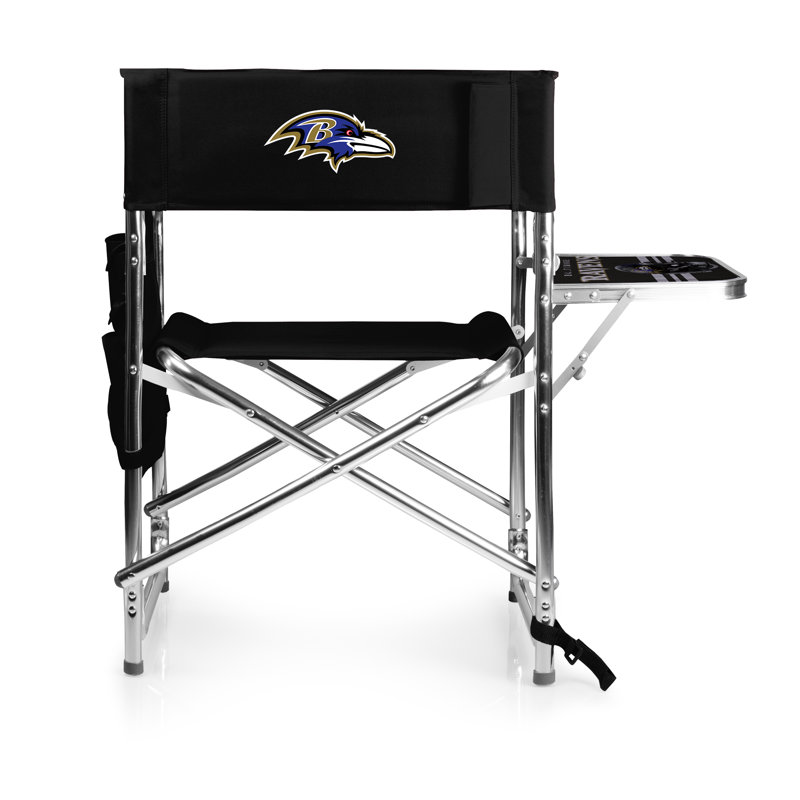 Folding Director Chair, Black