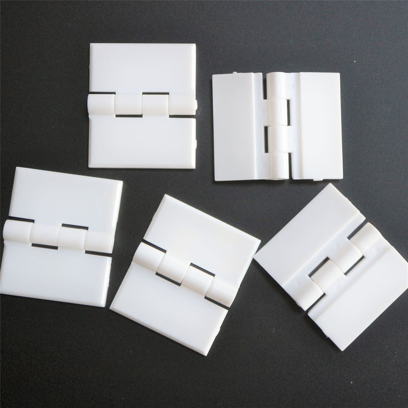 White Acrylic Hinges 32mm x 38mm White Hinges, Continuous Acrylic Piano Hinge
