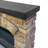Laspisa Wade Logan® 36 " W Electric Fireplace with BTU 3400-3310524