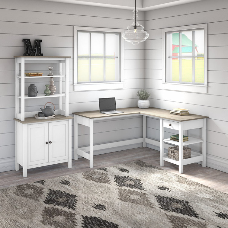 Aspen 3 L-Shaped Computer Desk Office Set