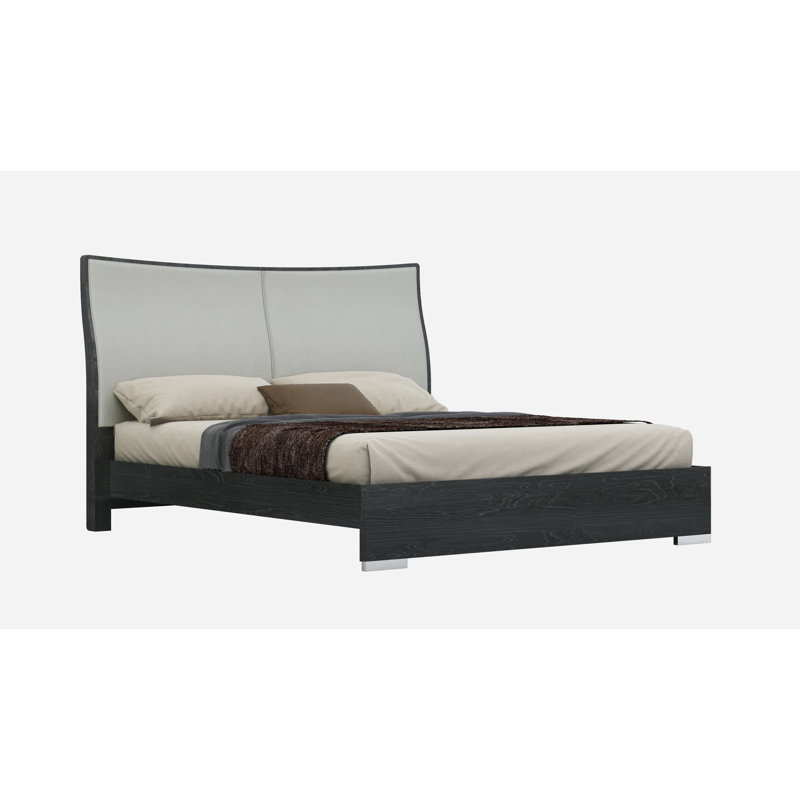 Lit plateforme tapissier Xeros, Grand