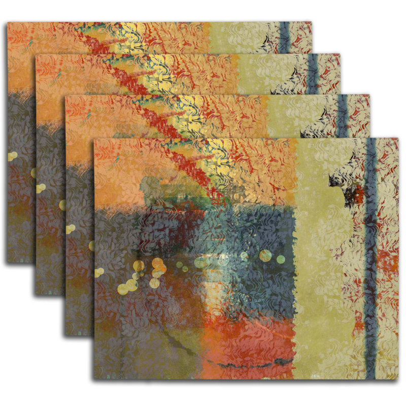 Napperon abstrait en polyester