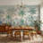 Cloudy Sky Wallpaper Elegant Chinoiserie Wall Mural-2038725224-2038725271