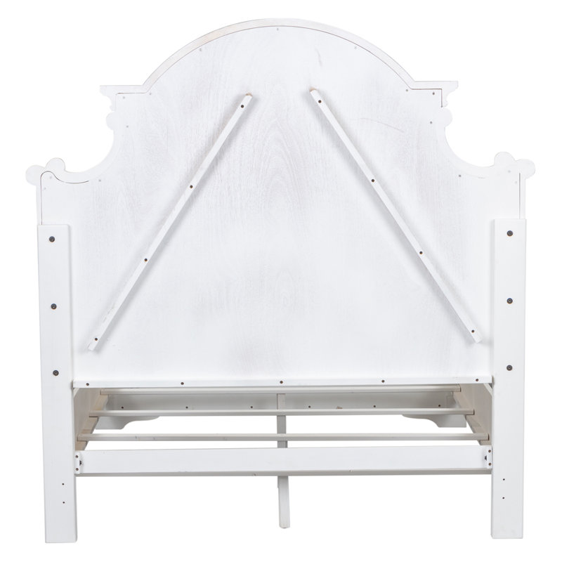 Colchester Panel Bed, King, Off White