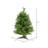 Cheyenne Pine Artificial Christmas Tree with Clear Lights-125761789