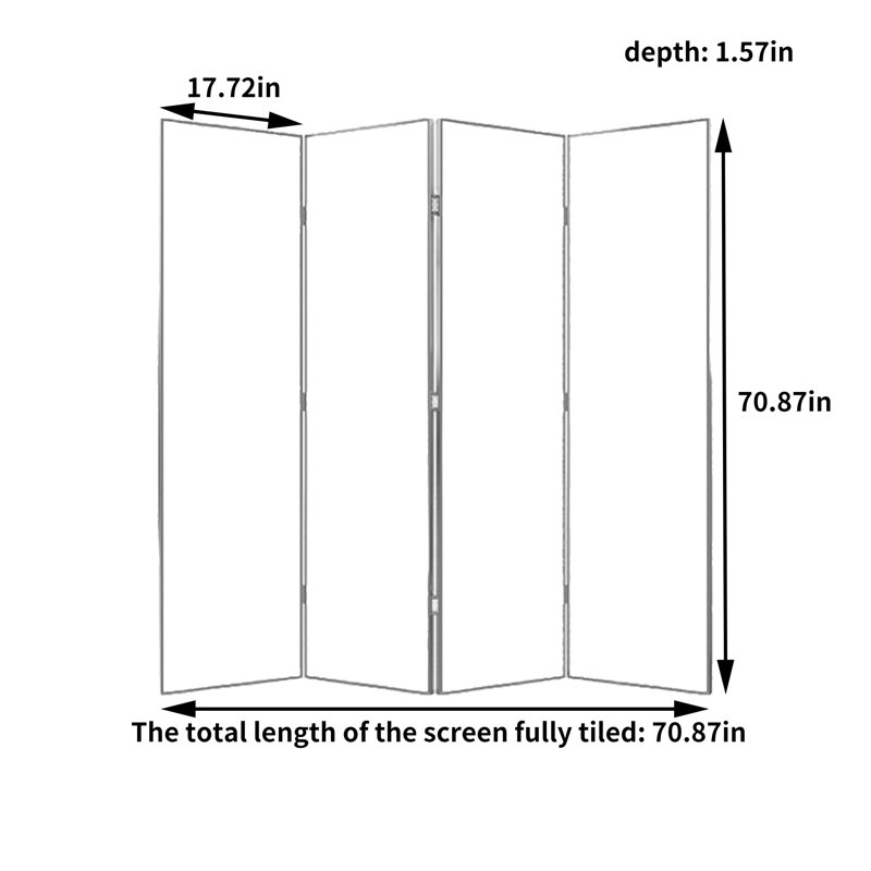Errine, 70.87" H x 70.87" W x 1.57" D