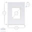 Bevelled Shadow Box Picture Frame with Mat-55856476-55856477