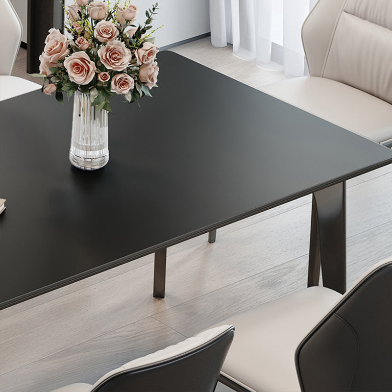 Ensemble simple de table de salle à manger et de chaises, H 29,52 po x L 55,11 po x l 31,49 po