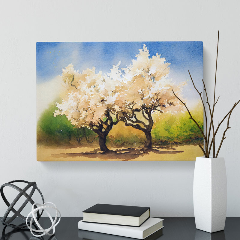 Sparkling Trees - Wrapped Canvas, 35cm H x 50cm W x 3cm D