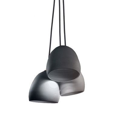 Plafonnier en dôme à 3 lumières