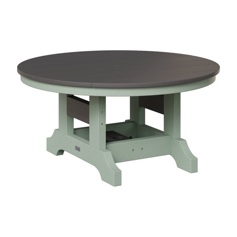 Table de conversation ronde Berlin Garden Garden 38 po Classic, Smoke Grey, Écume de mer, écume de mer