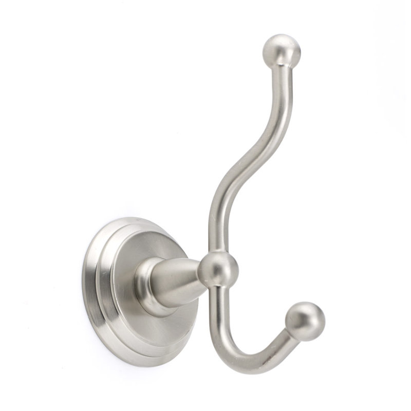Montebello Wall Mounted Robe Hook, Brushed Nickel
