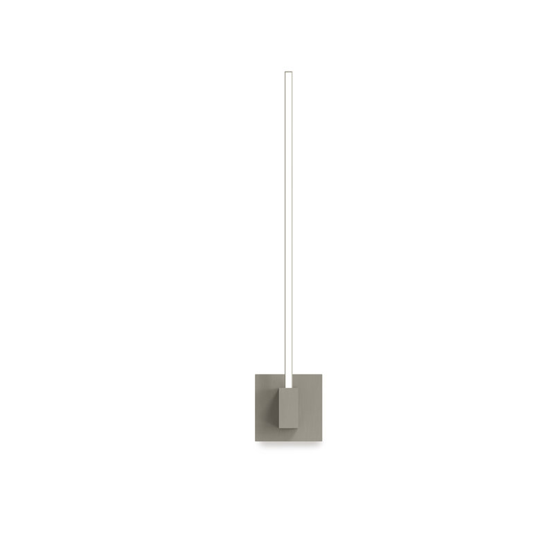 Appliquee à bras 1 lumière del Z-Bar, Nickel brossé