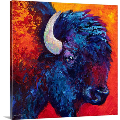 Extreme Bison " Bison Head II " by Marion Rose