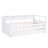 White Twin Xl Daybed With 2 Trundles, 3 Storage , & , Solid Wood Frame, Space Efficient In White, Charging Strong Build, Saving