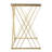 Metter Glass Top Metal Base Writing Desk