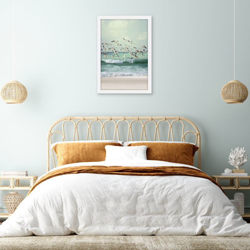 Affiche Bezuchov - Cadre photo en bois avec housse en plexiglas, Blanc, L 20 po x H 30 po
