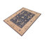 Tapis rectangulaire en laine noué à la main 9 pi 3 po x 9 pi 10 po Peshawar Kafkaz