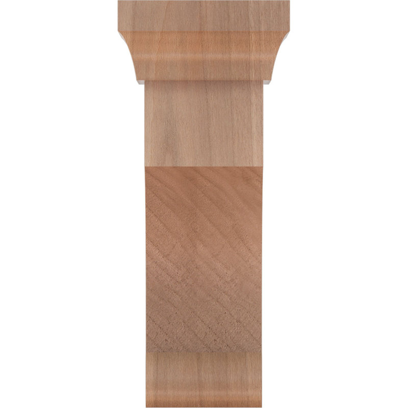 Support en bois Gomez, Cerisier, H 6 po x l 2,5 po x P 4 po