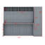 Lit escamotable Murphy avec placard et tiroirs-2037431017